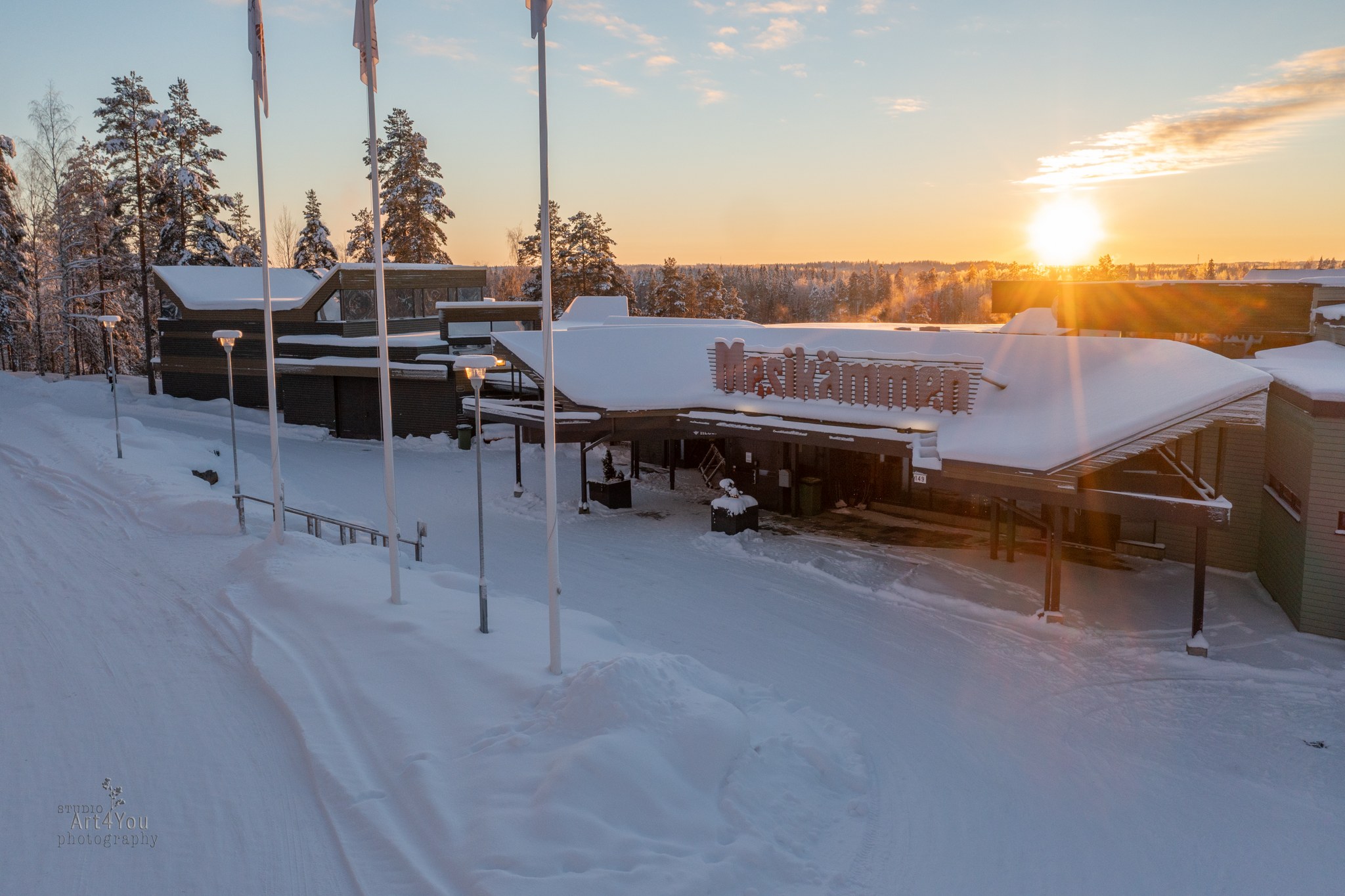 Talven lumoa Hotelli Mesikämmenessä 